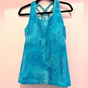 Danskin Now XL (12-14) Athletic Tank Top Lined Bust